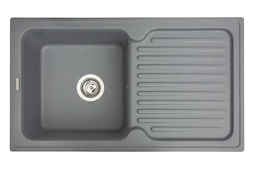 Кухонная мойка гранитная Miraggio Orlean gray 861x496x210 00209306, Серый - фото 1