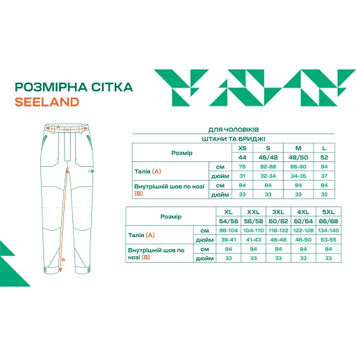 Штани Seeland Oak 56 Зелений - фото 6