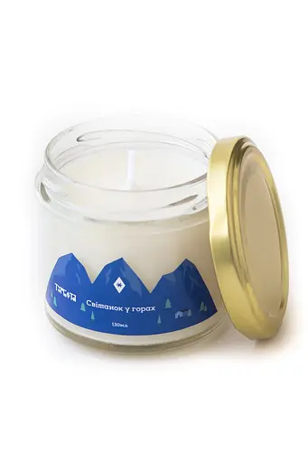 Рассвет в горах, 250 мл, 30 ч. Миниатюры (130мл) Соевый воск - фото 4