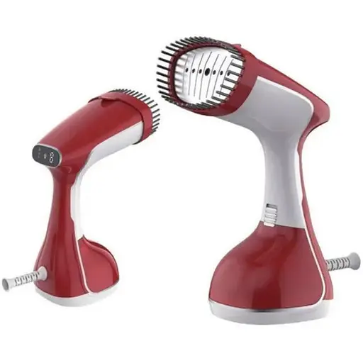 Ручний відпарювач Zepline ZP-210 парова праска для одягу 3000Вт 0.4л Сенсорне керування Червоний - фото 1