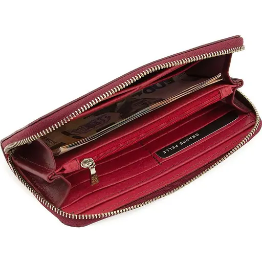 Шкіряний гаманець Grande Pelle 20х10.5х2.5 см acs0029304 - фото 2