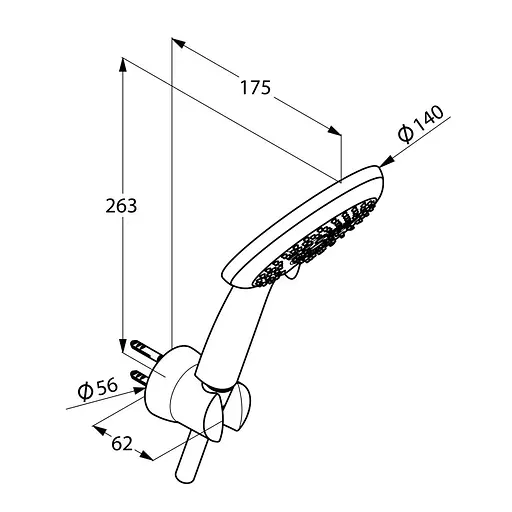 Душовий гарнітур Kludi Freshline 6795005-00 - фото 2