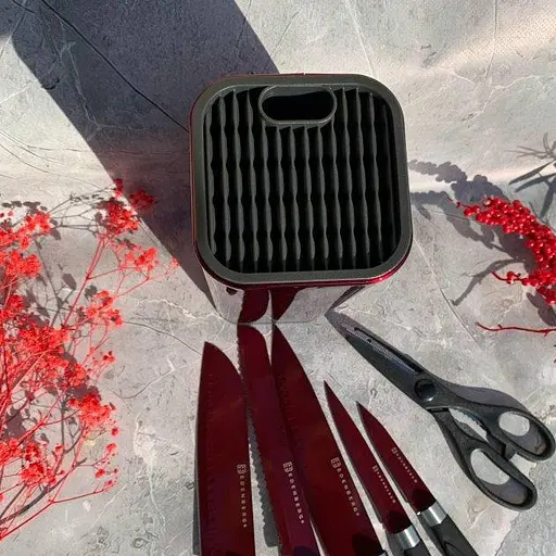 Набір ножів Edenberg EB-11027-Red 7 предметів червоний - фото 5