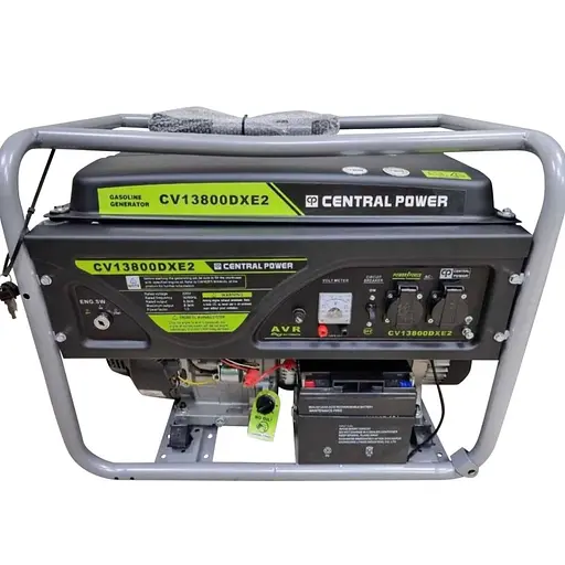 Генератор бензиновый Central Power CV13800DXE2 8 кВт 1-фазный с электростартером