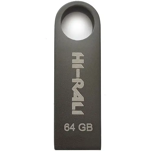 Флеш накопитель USB 64Gb Hi-Rali Shuttle черный USB 2.0 (HI-64GBSHBK) - фото 1
