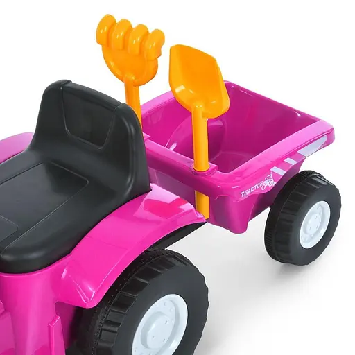 Електромобіль дитячий Bambi Трактор Racer M 6153B-8 та музичною панеллю фіолетовий - фото 2