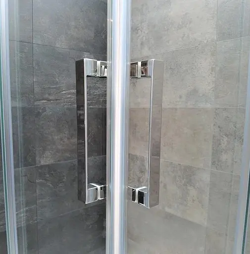 Душевая кабина Dusel A-513 100x100x190 тонированная, Хром, Универсальная, тонированная, хром, 100x100 - фото 3