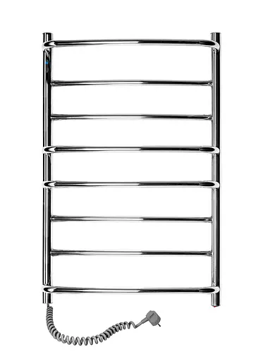 Електрична рушникосушарка Navin Омега 530x800 ліва 10-015120-5380, Хром, Ліве - фото 1