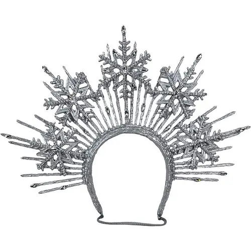 Обруч зі сніжинками Снігова феєрія - фото 2