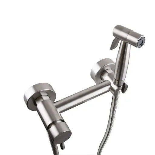 Змішувач для гігієнічного душу зовнішнього монтажу 150 мм Globus Lux SBT-6SS-106MIX, Нержавіюча сталь - фото 5