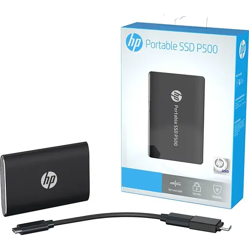 Зовнішній SSD накопичувач HP P500 500GB Black (7NL53AA) [128351] - фото 4