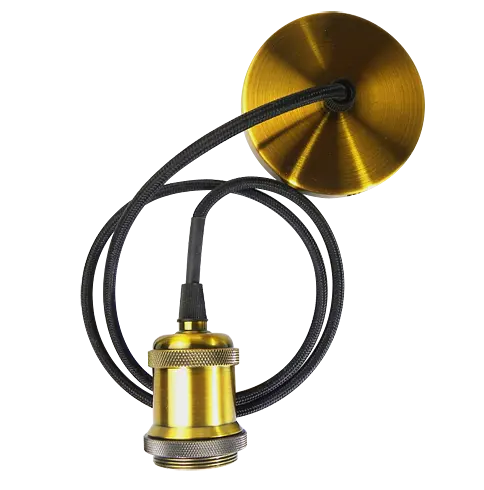 Патрон латунный Винтажный Светильник Лофт ТМ LUMANO - фото 1