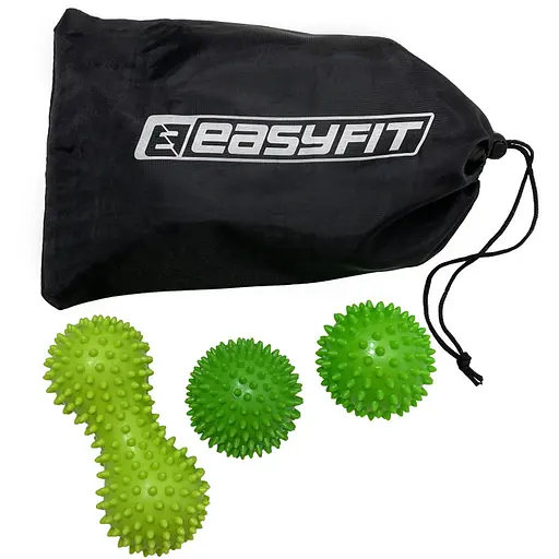 Набор для массажа и МФР EasyFit PVC Set-3 в сумочке (EF-7084) - фото 1