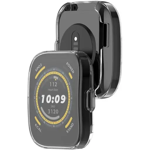 Чохол-накладка DK для Xiaomi Amazfit Bip 5 Silicone Face Case (clear) - фото 2