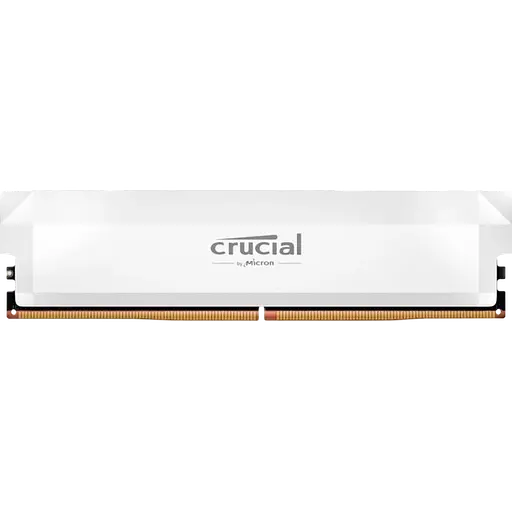 Оперативная память Micron 16GB DDR5 6400MHz Pro Overclocking White (CP16G64C38U5W) - фото 1