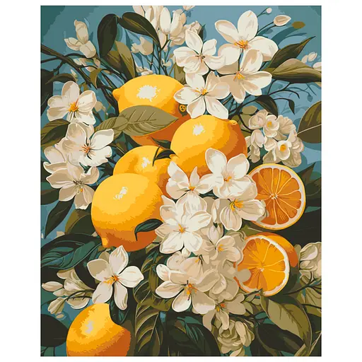 Картина по номерам "Лимонний букет" Art Craft 12043-AC 40х50 см