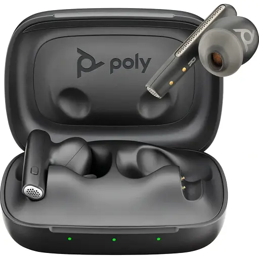 Навушники TWS Poly Voyager Free 60 Earbuds + BT700C + BCHC Black - фото 4