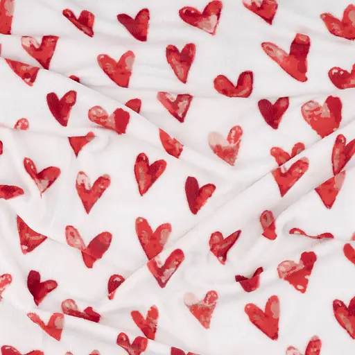 Плед Ardesto Flannel 160х200 см 100% полиэстер сердечки (ART0125PB) - фото 3