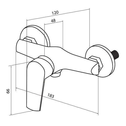 Смеситель для душа DAMIXA Origin Balance (792000000) - фото 3