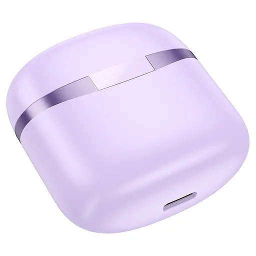 Навушники бездротові Hoco EQ7 Snowflake true wireless BT headset Purple - фото 3