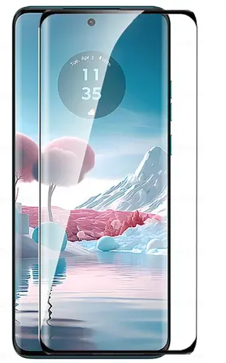 Защитное стекло DK для Motorola Edge 40 Neo Full Glue 3D 017301 black - фото 6