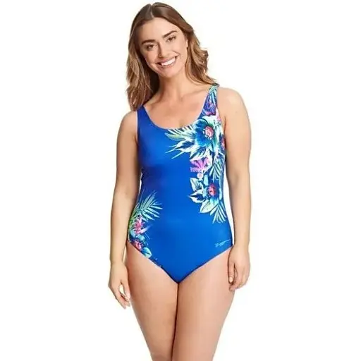 Купальник Zoggs Indiana Adjustable Scoopback 46 Синій (1000-462318.INDI.38) - фото 3