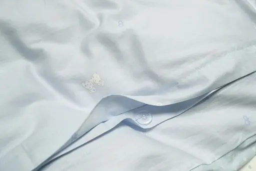 Постельное белье Lotus Home Sita сатин евро бело-голубое (svt-2000022346498) - фото 4