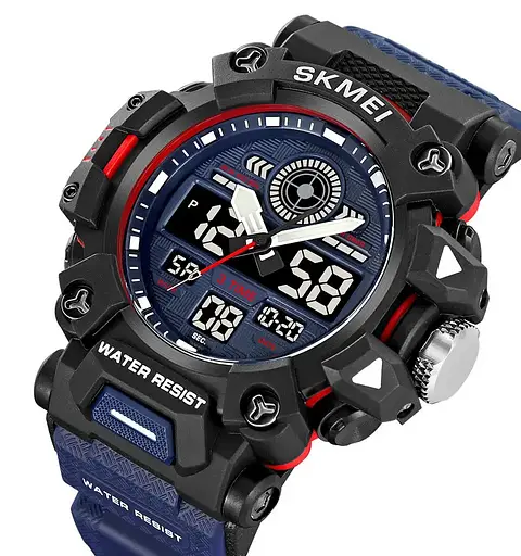 Годинник чоловічий наручний спортивний Skmei 2226 Синій - фото 3