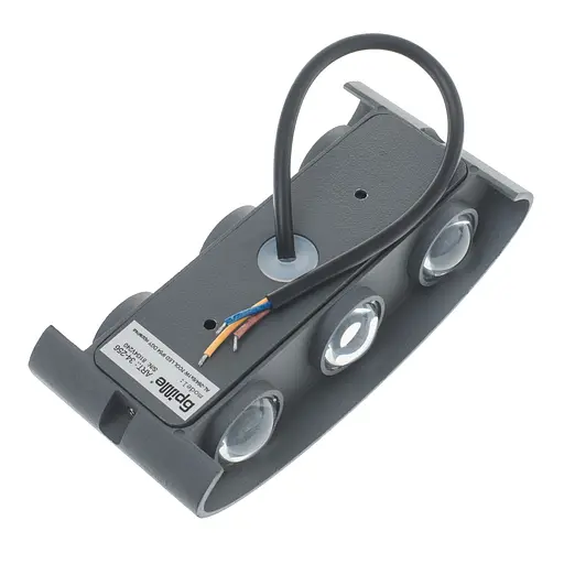 Подсветка Brille LED фасадная IP54 AL-264/6х1W 7COL DGY - фото 3
