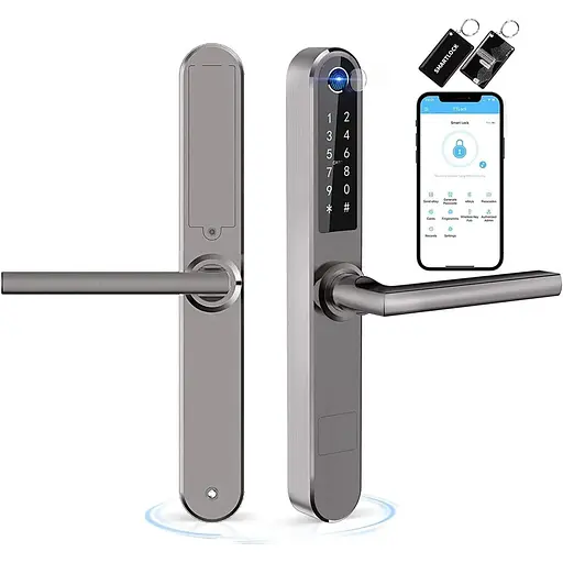 Електронний розумний дверний кодовий замок Ruveno Slim із відбитком пальця