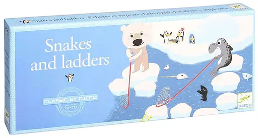 Настольная игра Djeco Сачки и лестницы (Лестницы и змеи, Snakes and ladders) (DJ05208)