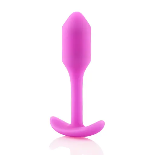 Анальна пробка B-Vibe Snug Plug 1 8,6 см (рожевий) - фото 2