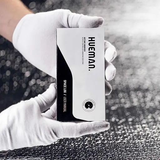 Стимулятор простати Hueman Galaxy Tapping Butt Plug, 14.9 см фіолетовий - фото 8