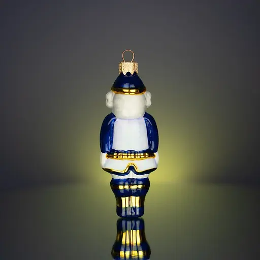 Ялинкова прикраса Різдвяні історії Лускунчик різдвяний скло (4820001045789) - фото 4