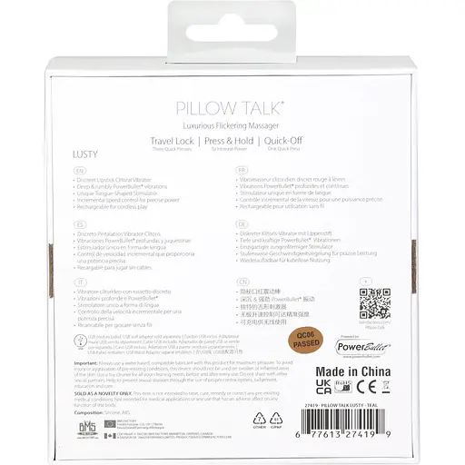 Вибратор Pillow Talk Lusty Luxurious FlickeRing Massager - Teal - фото 8