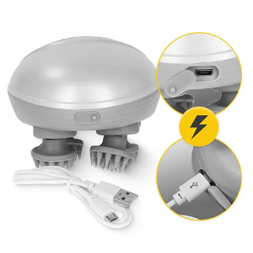 Электрический массажер для головы 4FIZJO Smart Head Massager 4FJ0619 White (P-5907739319500) - фото 2