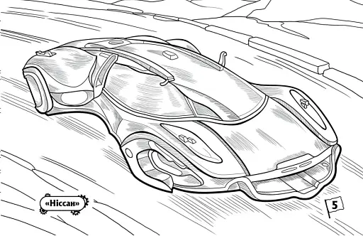 Розмальовка з машинами. Автомобілі - фото 4