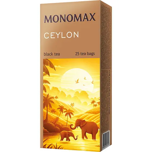 Чай Monomax Ceylon чорний цейлонський 25х2 г