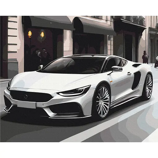 Картина за номерами Авто в мегаполісі Brushme 40x50 см кольорова 000277565