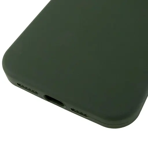 Чохол Epik Silicone Case AA Logo with MagSafe для Apple iPhone 15 Pro Max 6.7 Зелений/Cyprus Green - фото 5