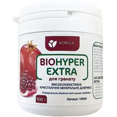 Мінеральне добриво Agro-x Biohyper extra Біохайпер Екстра для гранату 100 г (185080) - фото 1