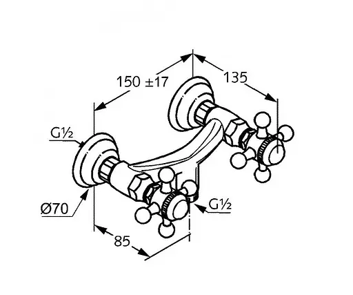 Змішувач для душу Kludi Adlon 516104520 - фото 2
