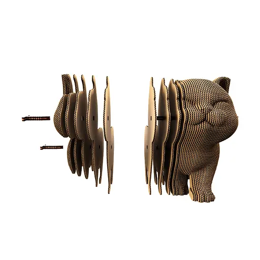 WALKING KITTEN - Картонний 3Д пазл Cartonic - фото 9