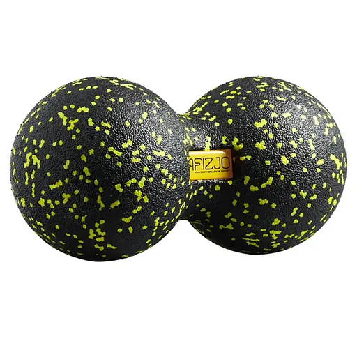 Массажный мяч двойной 4FIZJO EPP DuoBall 12 Black/Yellow 4FJ0082 (P-5907222931332) - фото 1