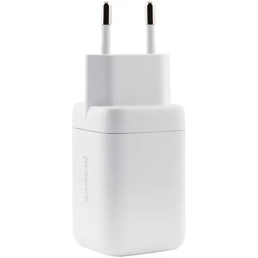 Мережевий зарядний пристрій Proove Silicone Power 40W USB-C/USB-C White (WCSP4020002) [130268] - фото 2