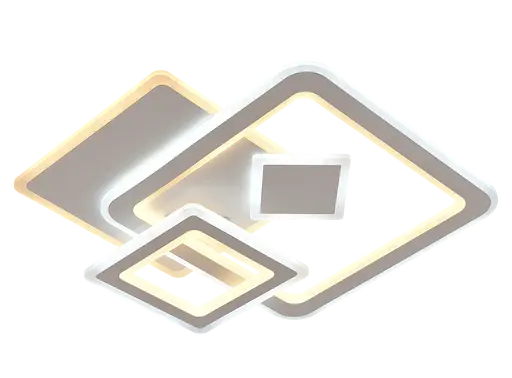 Люстра светодиодная акриловая WSD5641 WT белая - фото 3