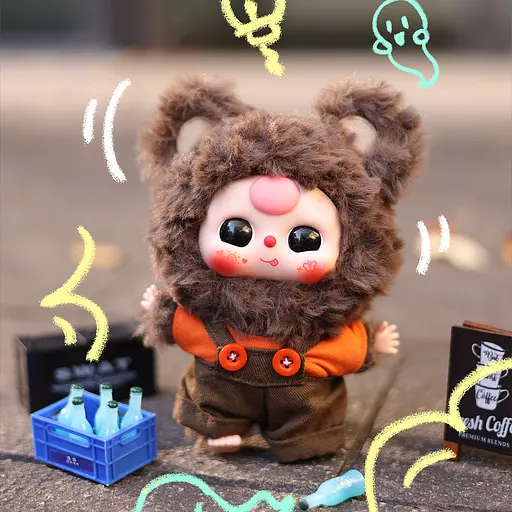 Колекційна м'яка іграшка з кільцем Pop Top Baby Three Милі крихітки (CRP2604) - фото 3