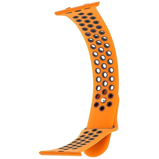 Ремінець Apple Watch Nike Sport 42/44/45/46/49 mm Orange Темно-сірий - фото 1