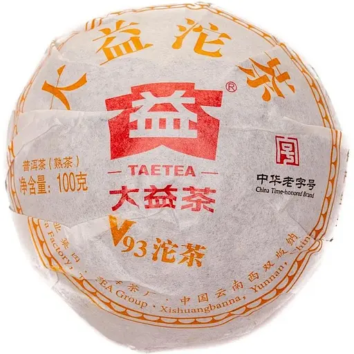 Шу Пу Ер Менхай Да Ї V93 2018 р. - млинець, 100 г