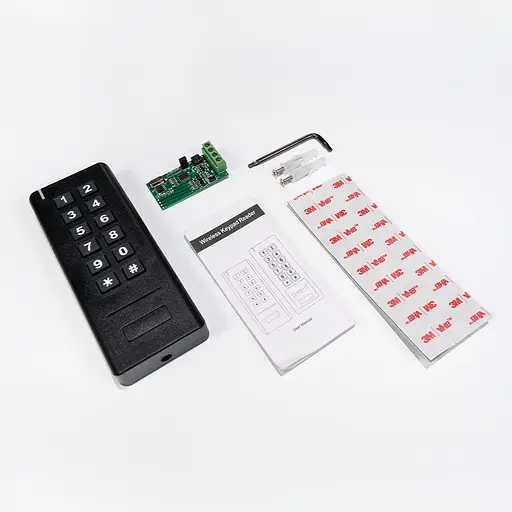 Клавіатура бездротова зі зчитувачем Mifare Trinix TRK-1100MWR (71-00017) - фото 7